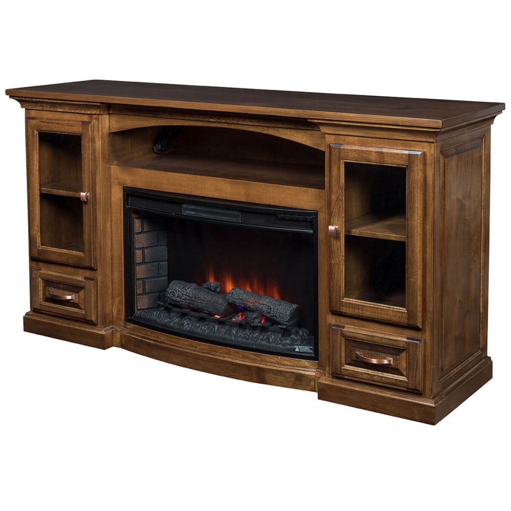 grinnel fireplace entertainment center